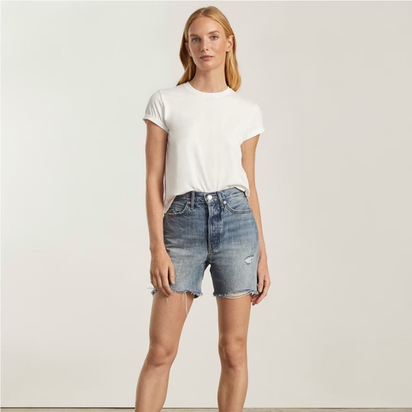Everlane Pants - Everlane The Rigid Way-High Jean Short Marina Bay